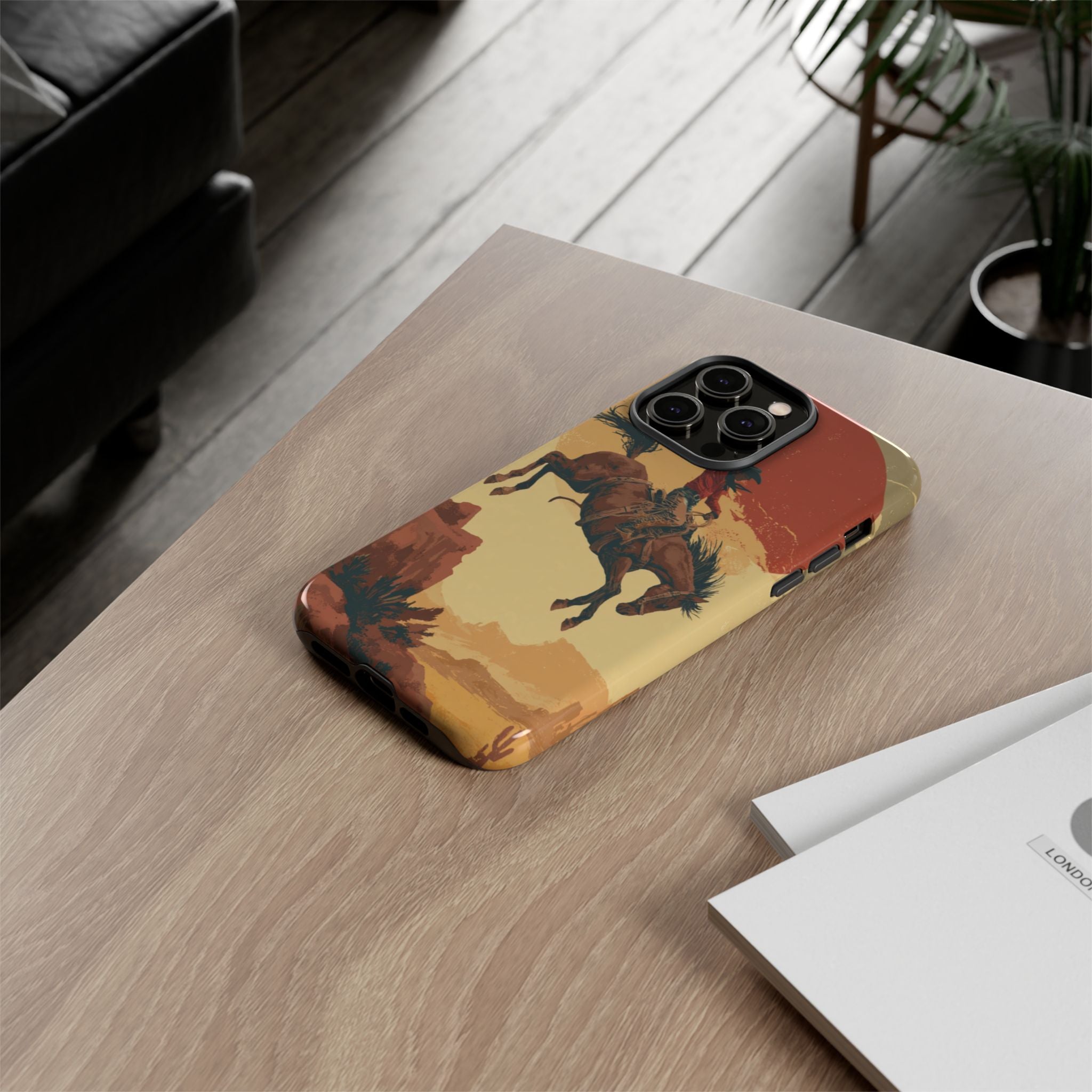 Cowboy Phone Case - Wild West Style, Tough Protection for Outdoor Lovers