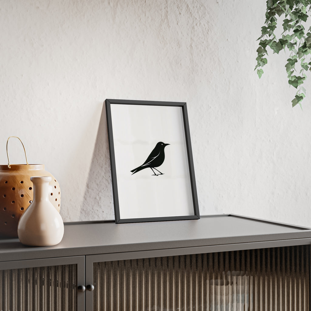 The Oriole Principle: A Study in Minimal Form – Framed Poster