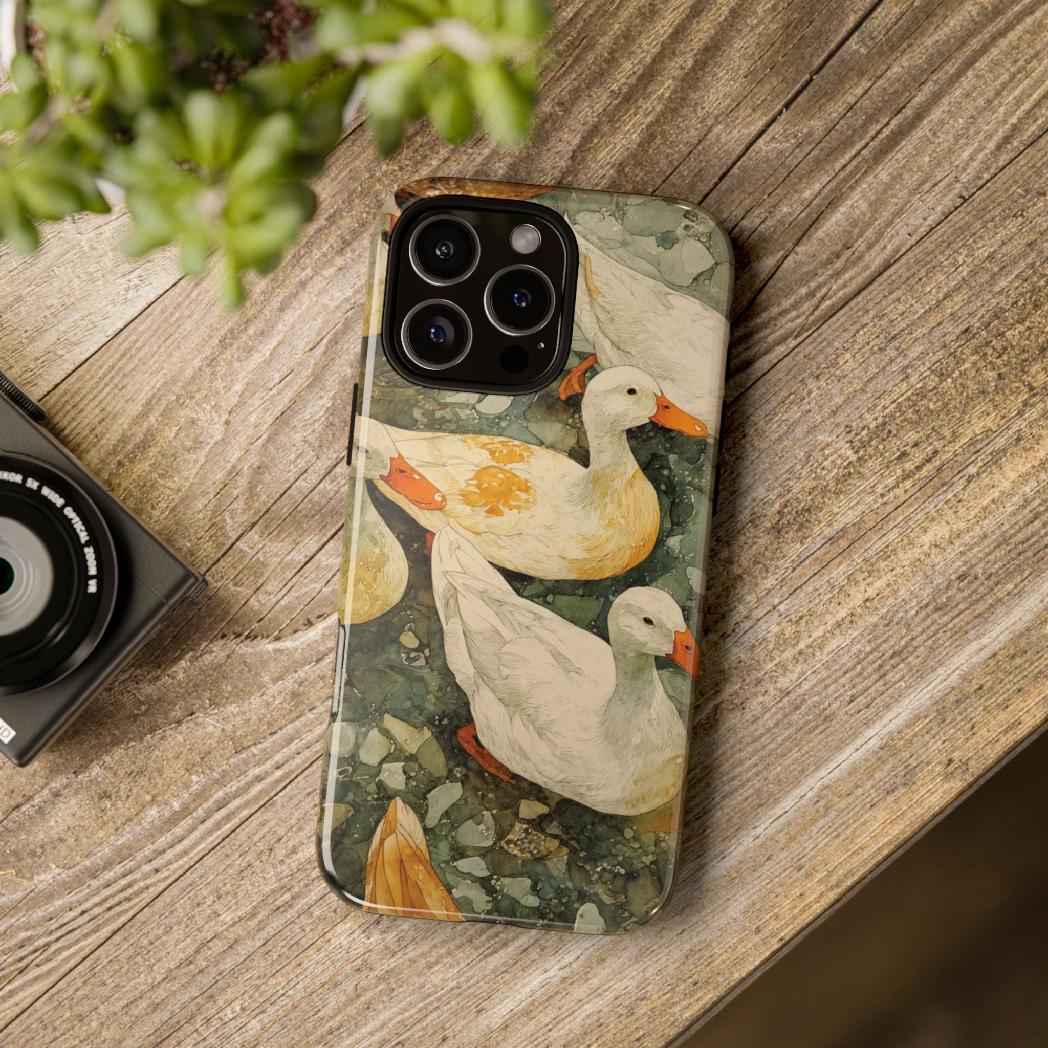 Duck-Themed Phone Case, Quirky Phone Cover, Nature Lover Gift