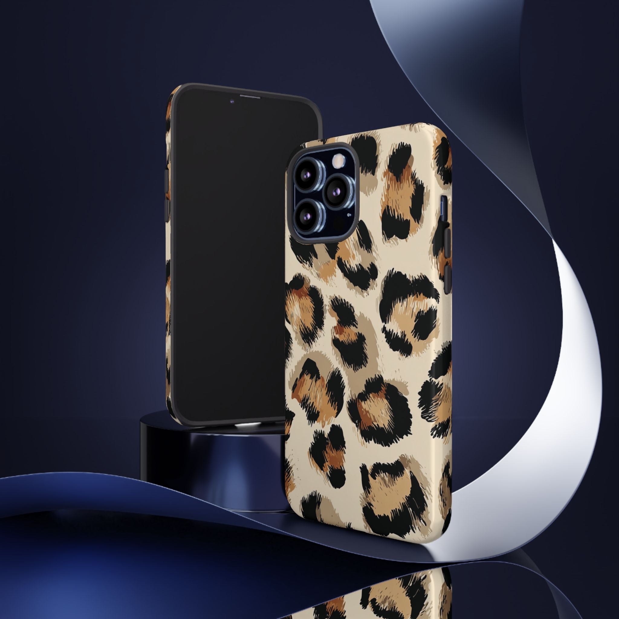 Stylish Leopard Print Phone Case, Animal Print, Tough Case, Gift for Her