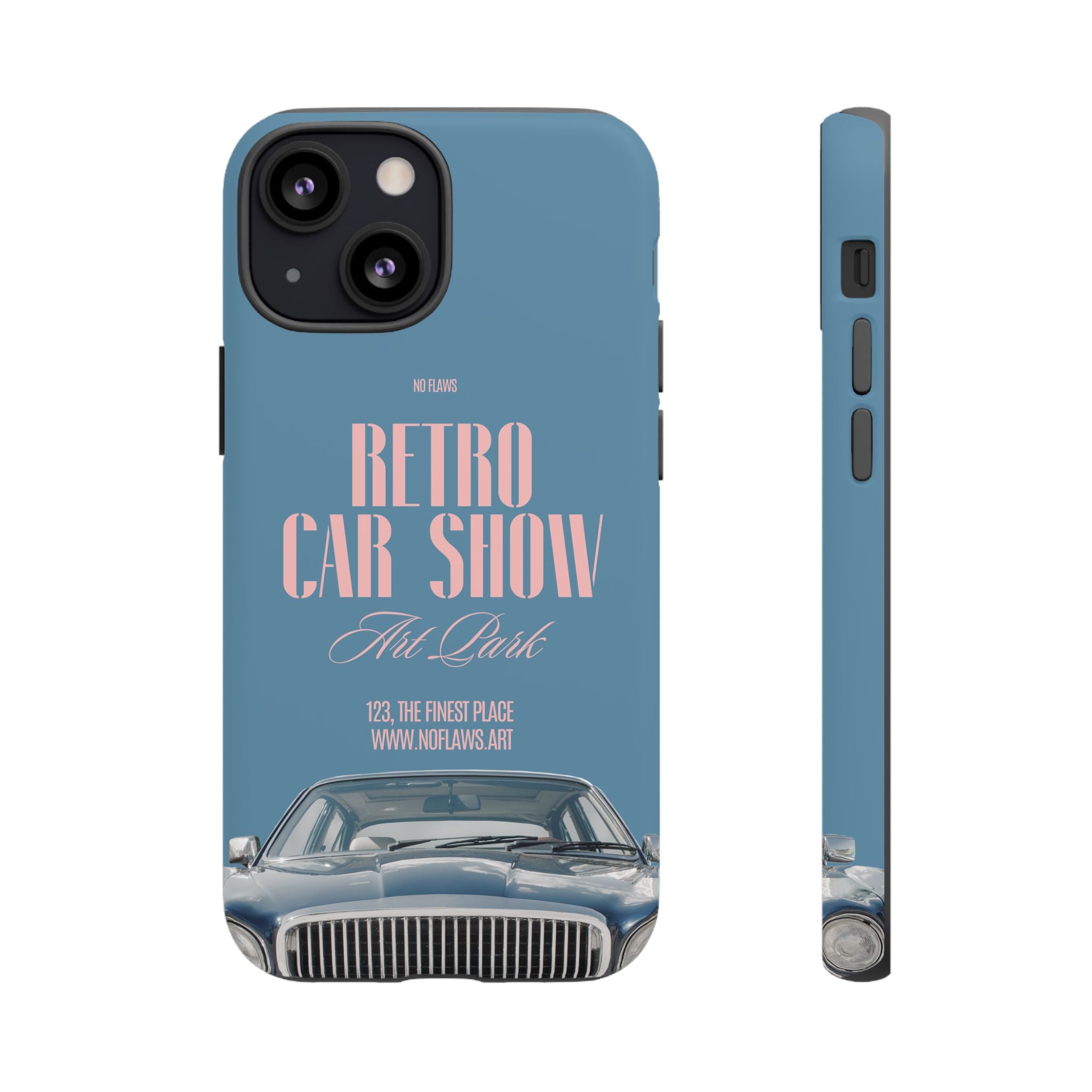 Retro Car Show Phone Case — Vintage Classic Auto Design