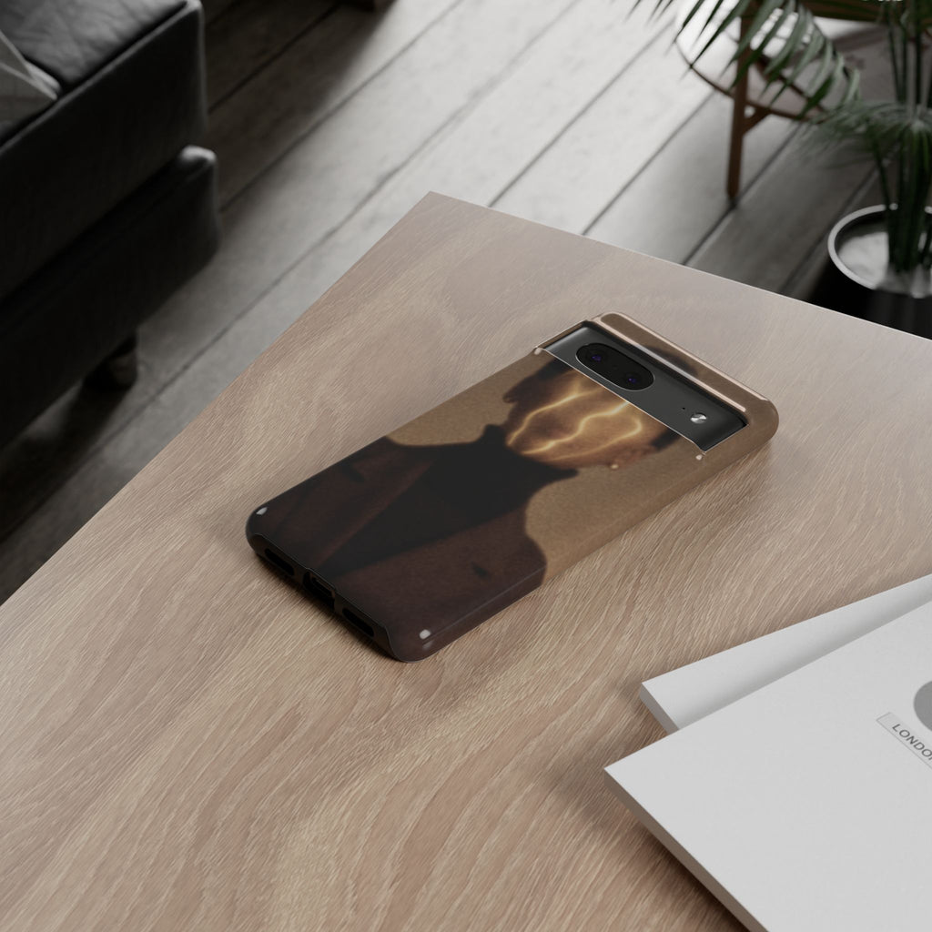Stylish Phone Case with Artistic Design, Fashion Tech Accessory, Tough Cases