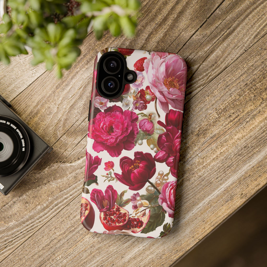 Floral Phone Case, Tough Floral Case, Flower Design