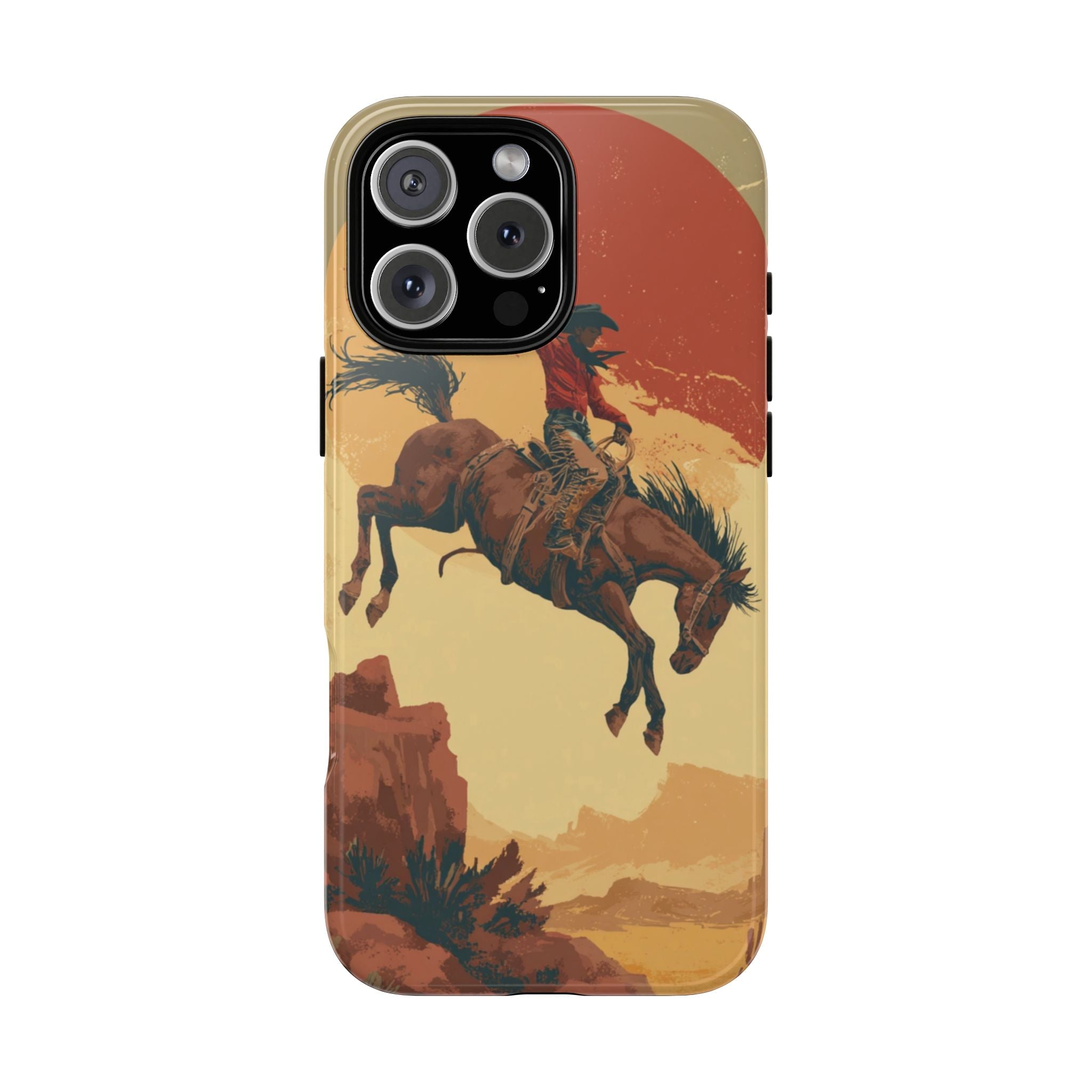 Cowboy Phone Case - Wild West Style, Tough Protection for Outdoor Lovers