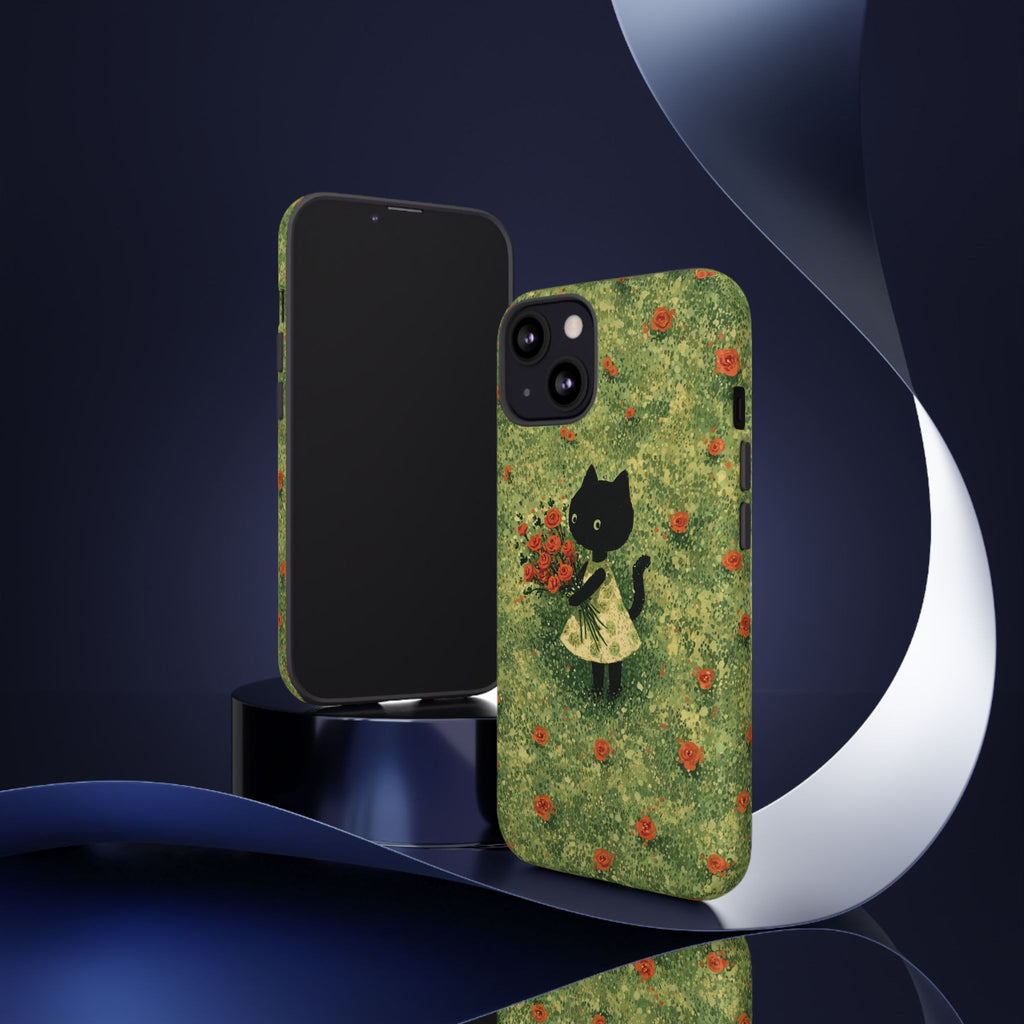 Cute Cat Tough Cases for Cat Lovers, Gifts for Her, Pet Owner Accessories