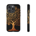Golden Tree Phone Case, Tough Cases, Nature Lover Gift