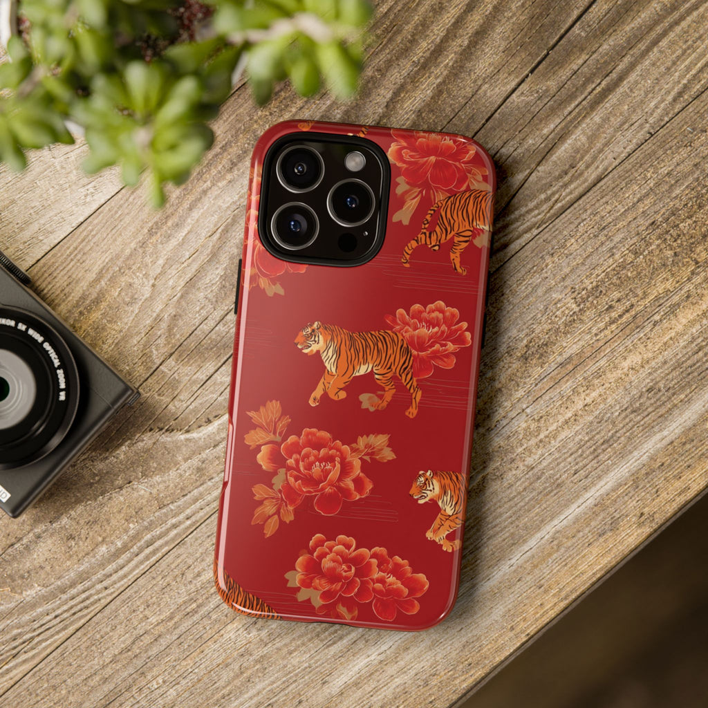 Bold Tiger Phone Case, Wild Animal Lover Gift, Stylish Phone Cover
