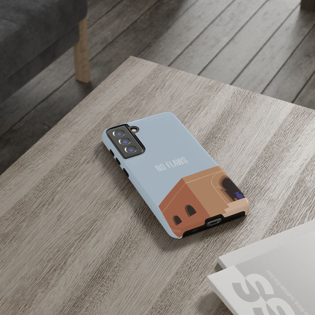 Minimal Desert Illustration “No Flaws” Protective Tough Case