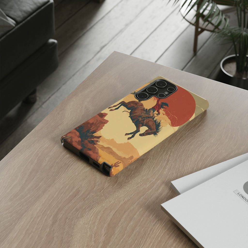 Cowboy Phone Case - Wild West Style, Tough Protection for Outdoor Lovers