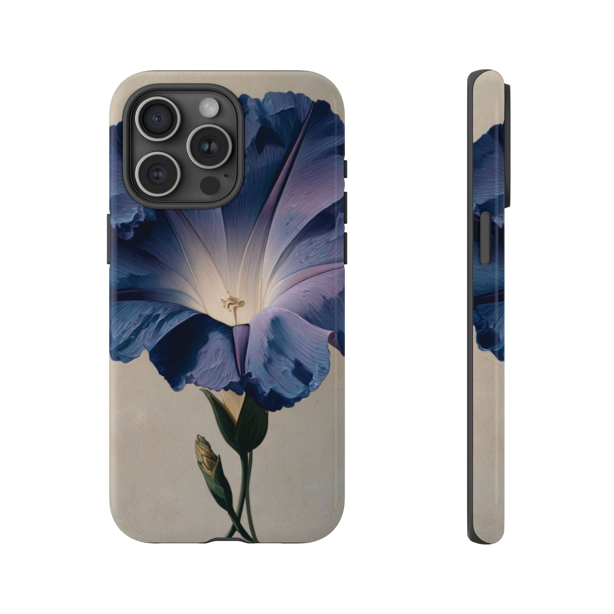Floral Phone Case, Tough Cases with Purple Flower Design, Phone Accessories
