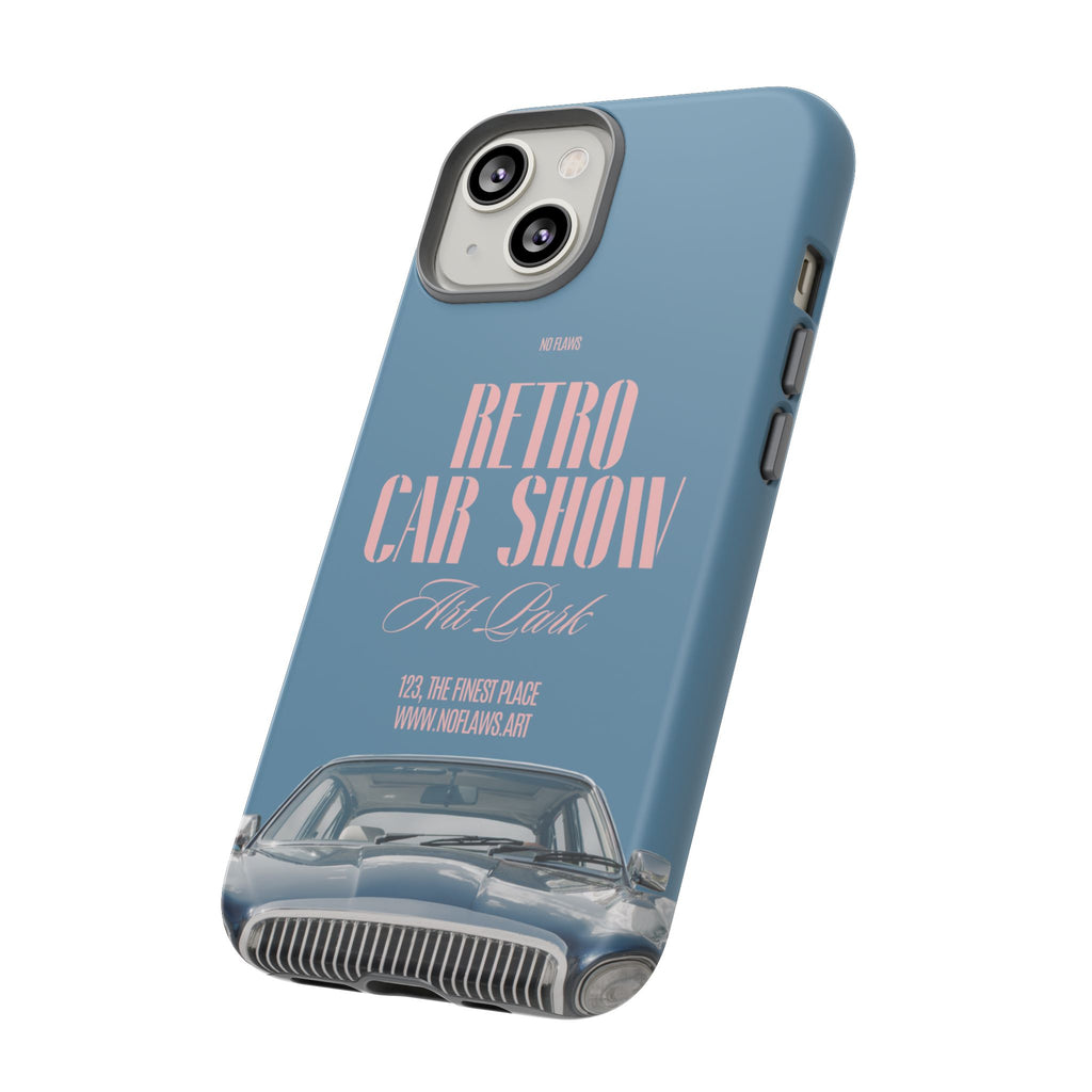 Retro Car Show Phone Case — Vintage Classic Auto Design