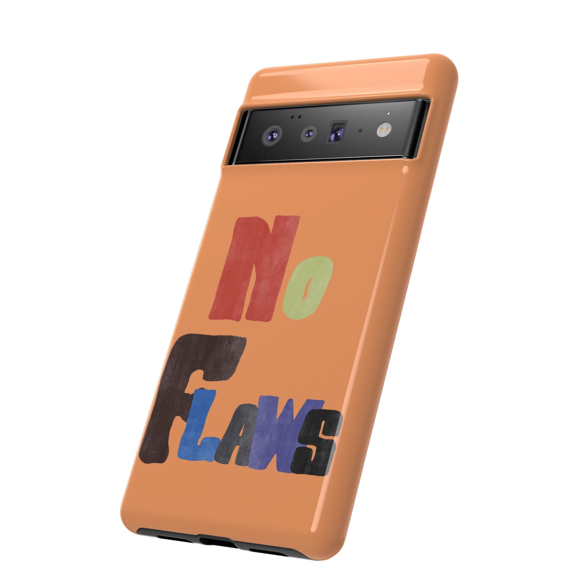 "No Flaws" Retro Hand-Lettered Protective Cover