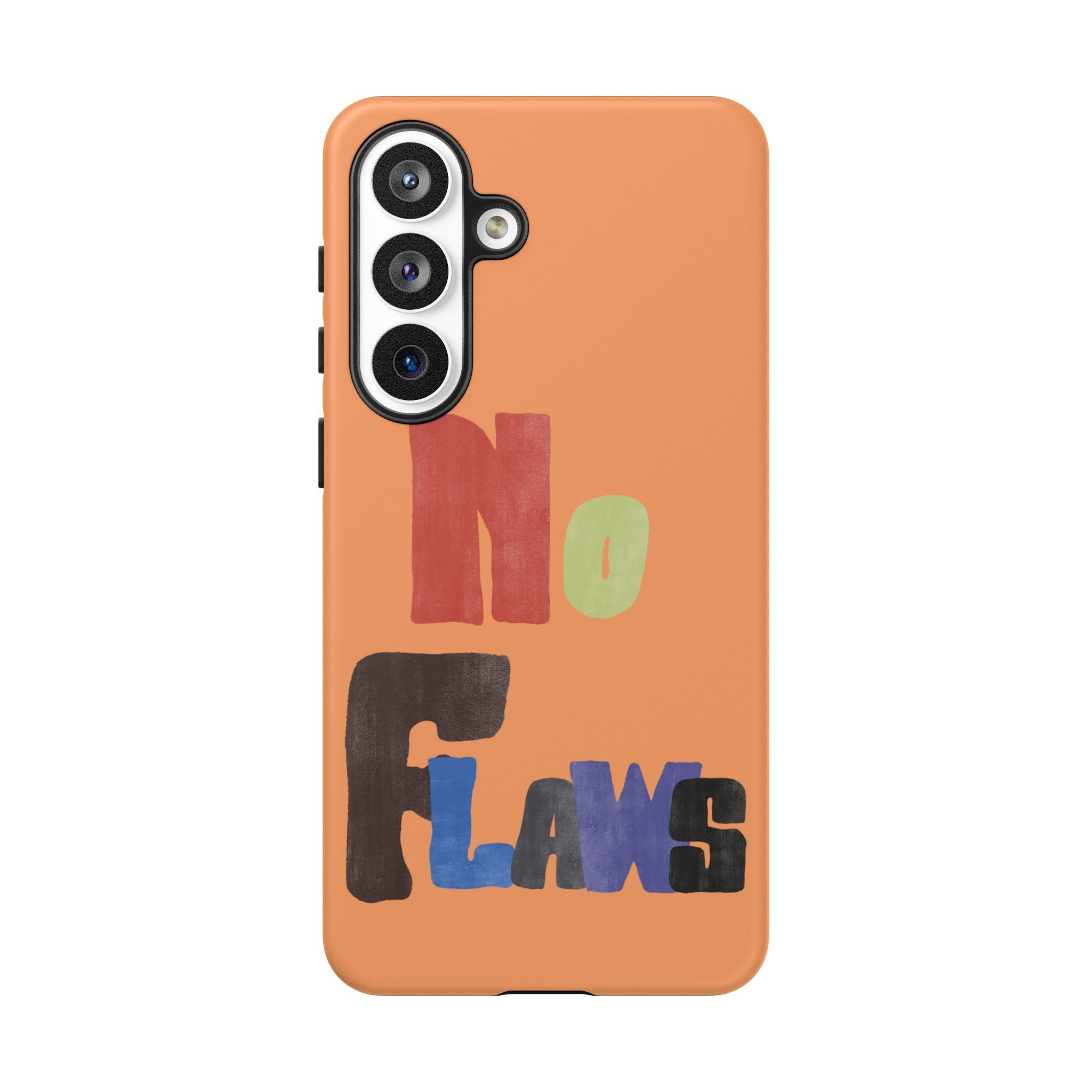 "No Flaws" Retro Hand-Lettered Protective Cover