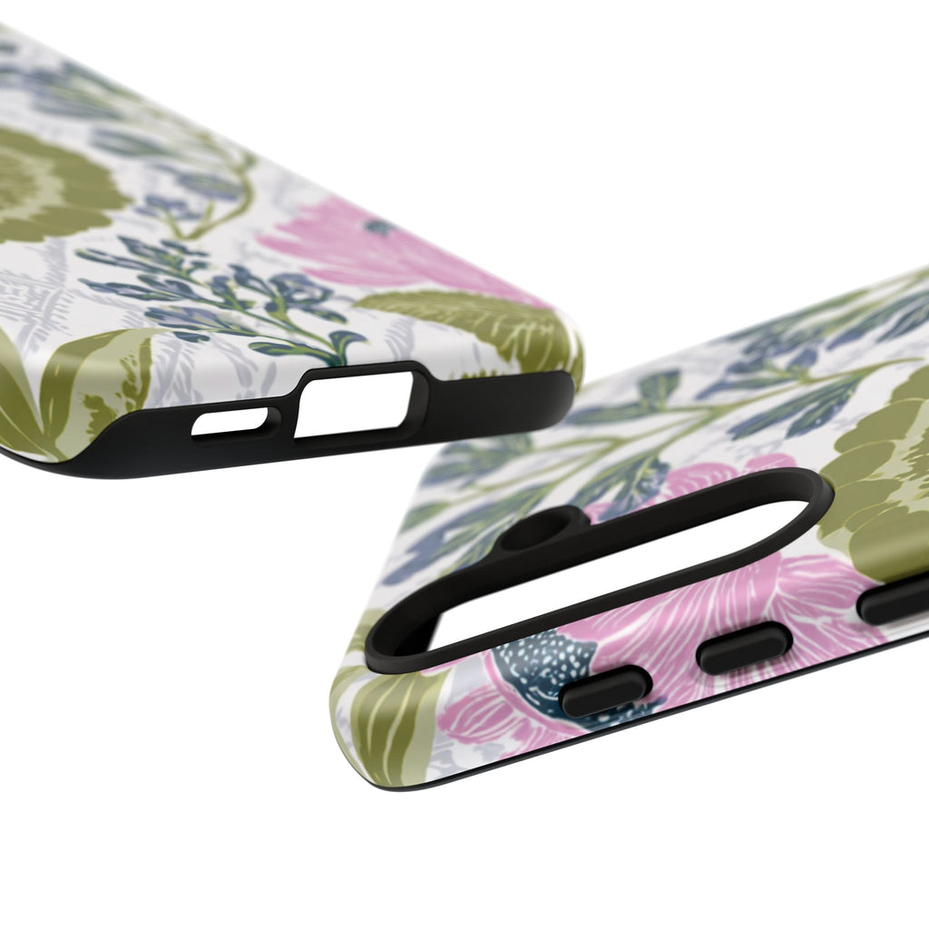Floral Phone Case, Tough Cases with Elegant Design, Stylish Phone Accessories