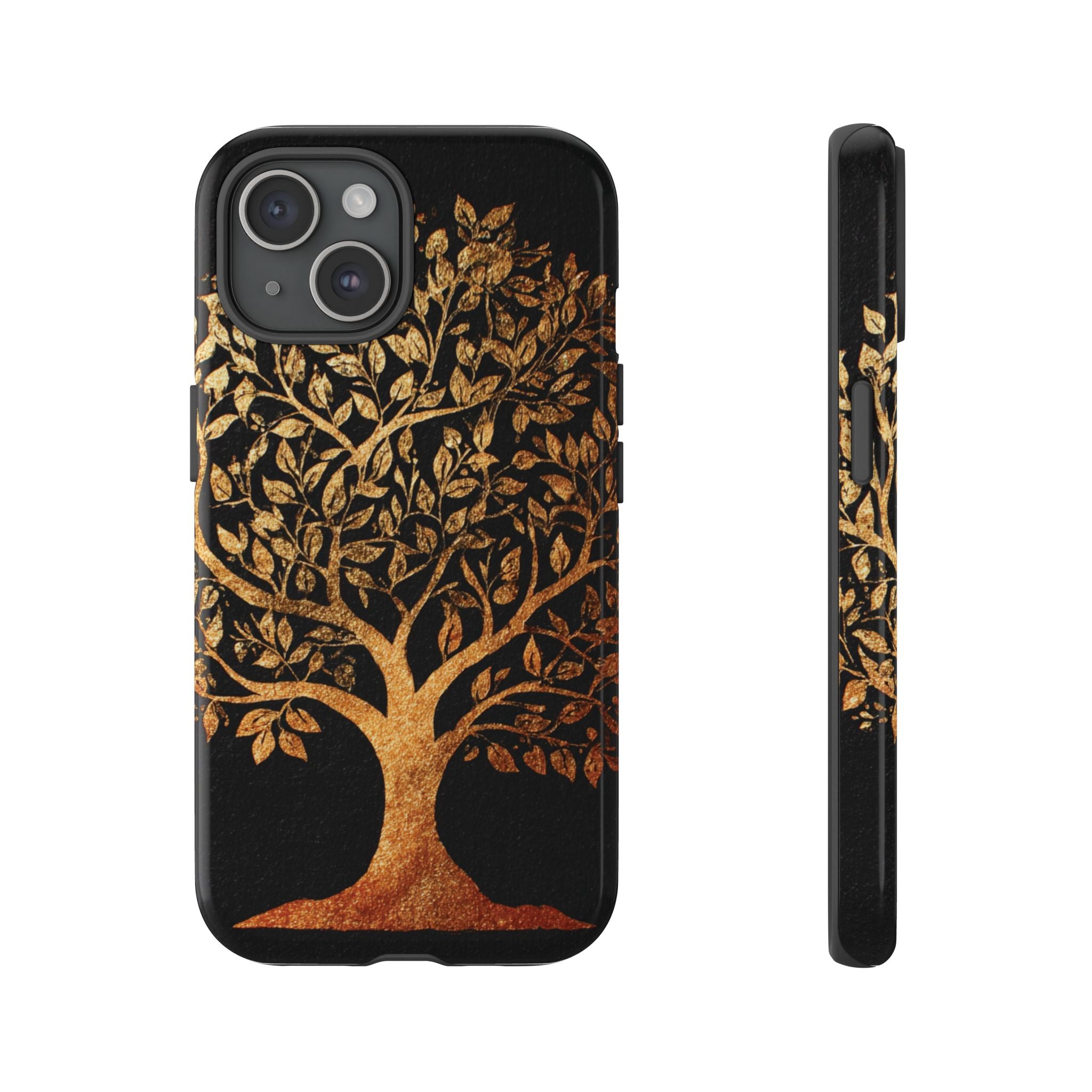 Golden Tree Phone Case, Tough Cases, Nature Lover Gift