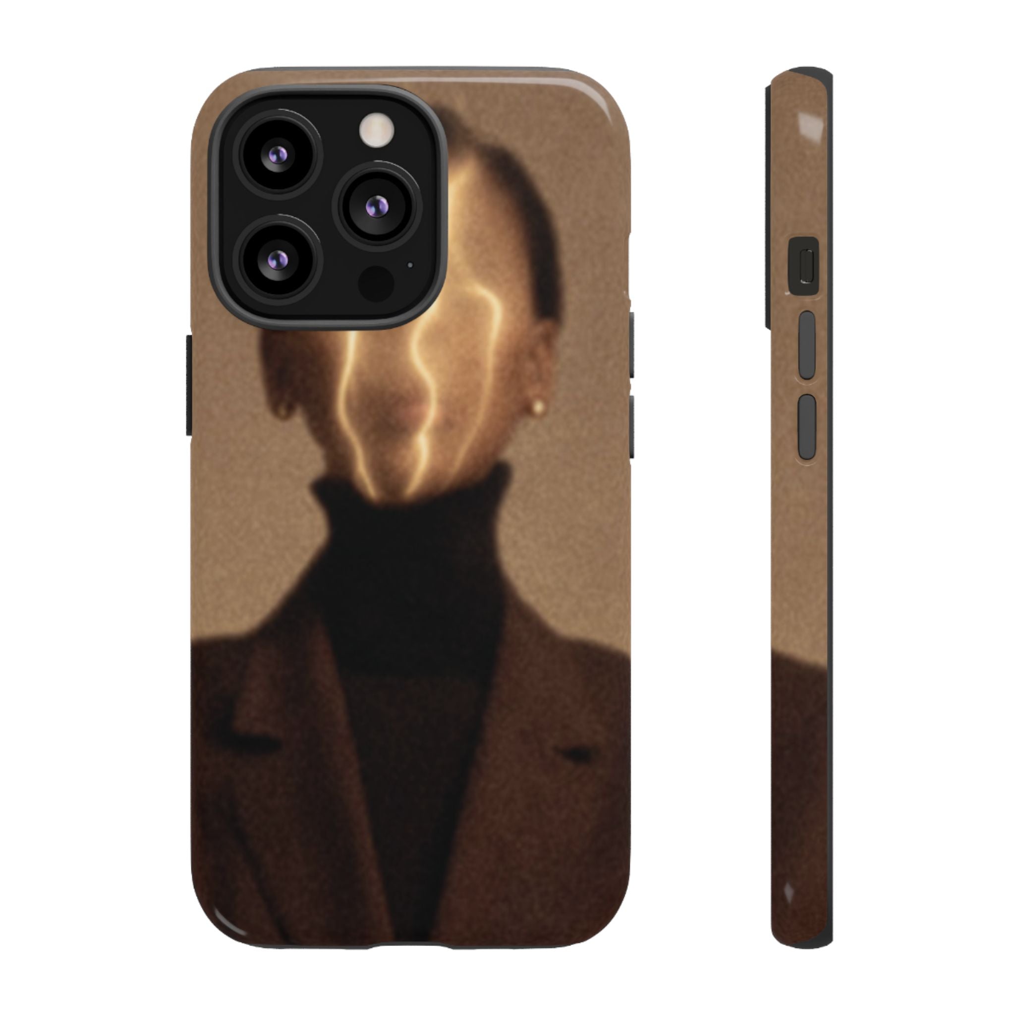 Stylish Phone Case with Artistic Design, Fashion Tech Accessory, Tough Cases