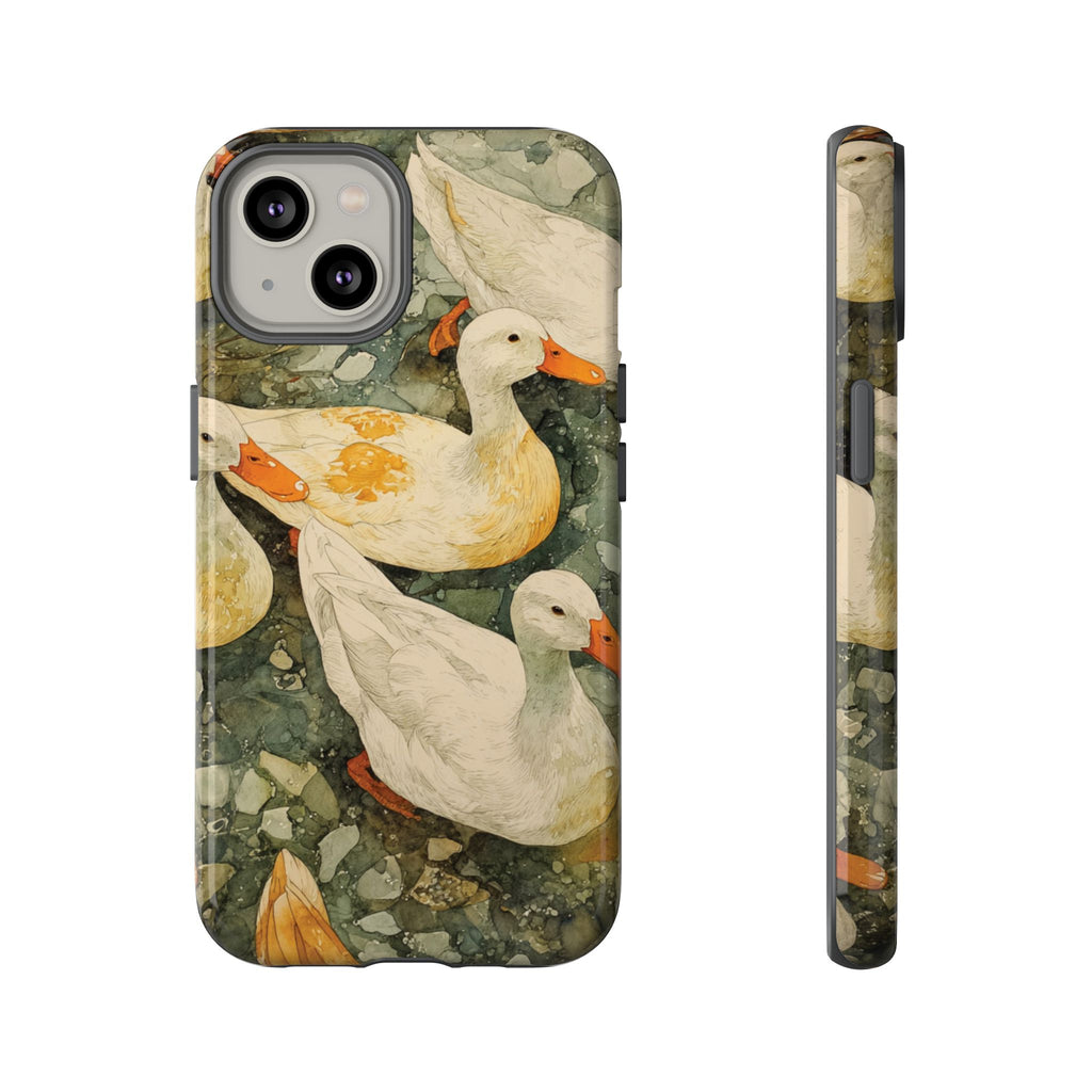 Duck-Themed Phone Case, Quirky Phone Cover, Nature Lover Gift