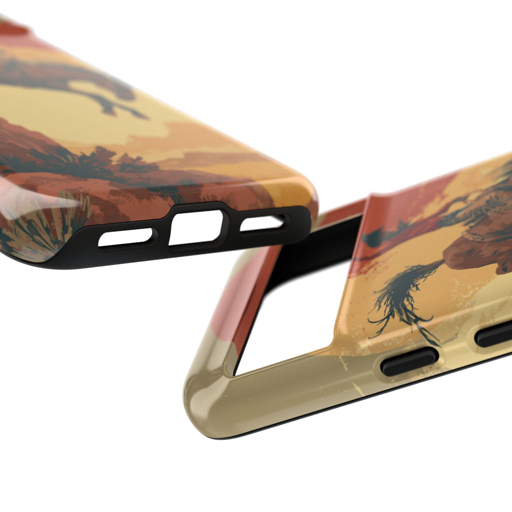 Cowboy Phone Case - Wild West Style, Tough Protection for Outdoor Lovers