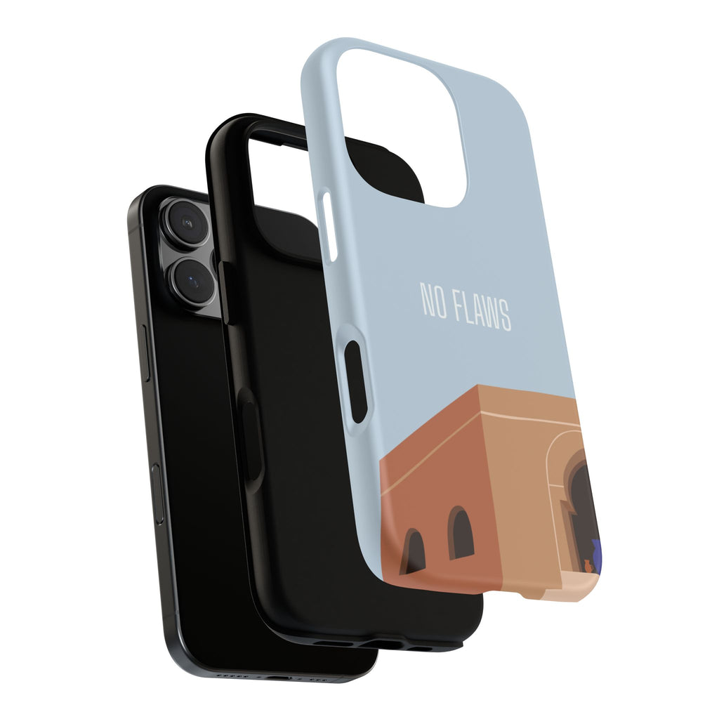 Minimal Desert Illustration “No Flaws” Protective Tough Case
