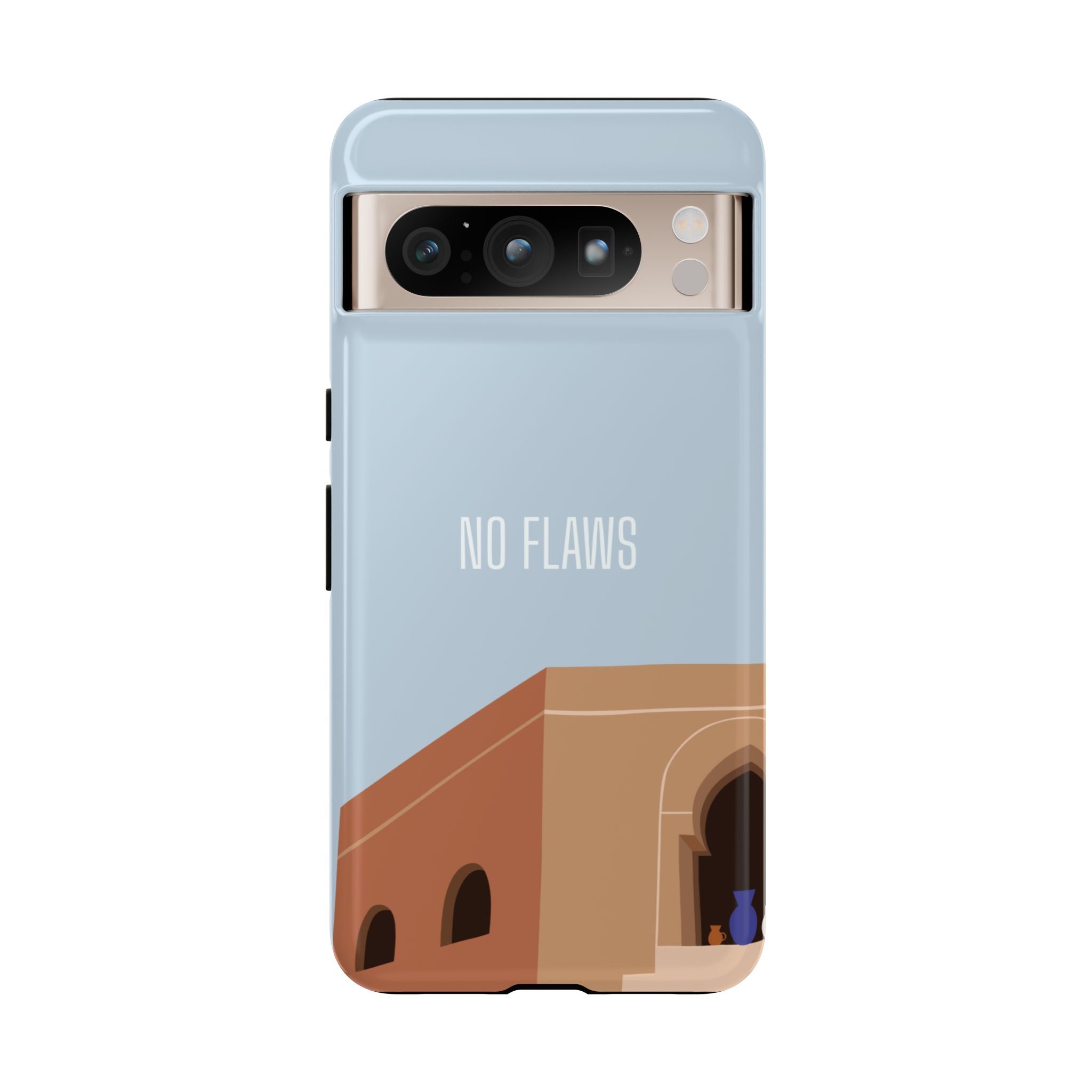 Minimal Desert Illustration “No Flaws” Protective Tough Case