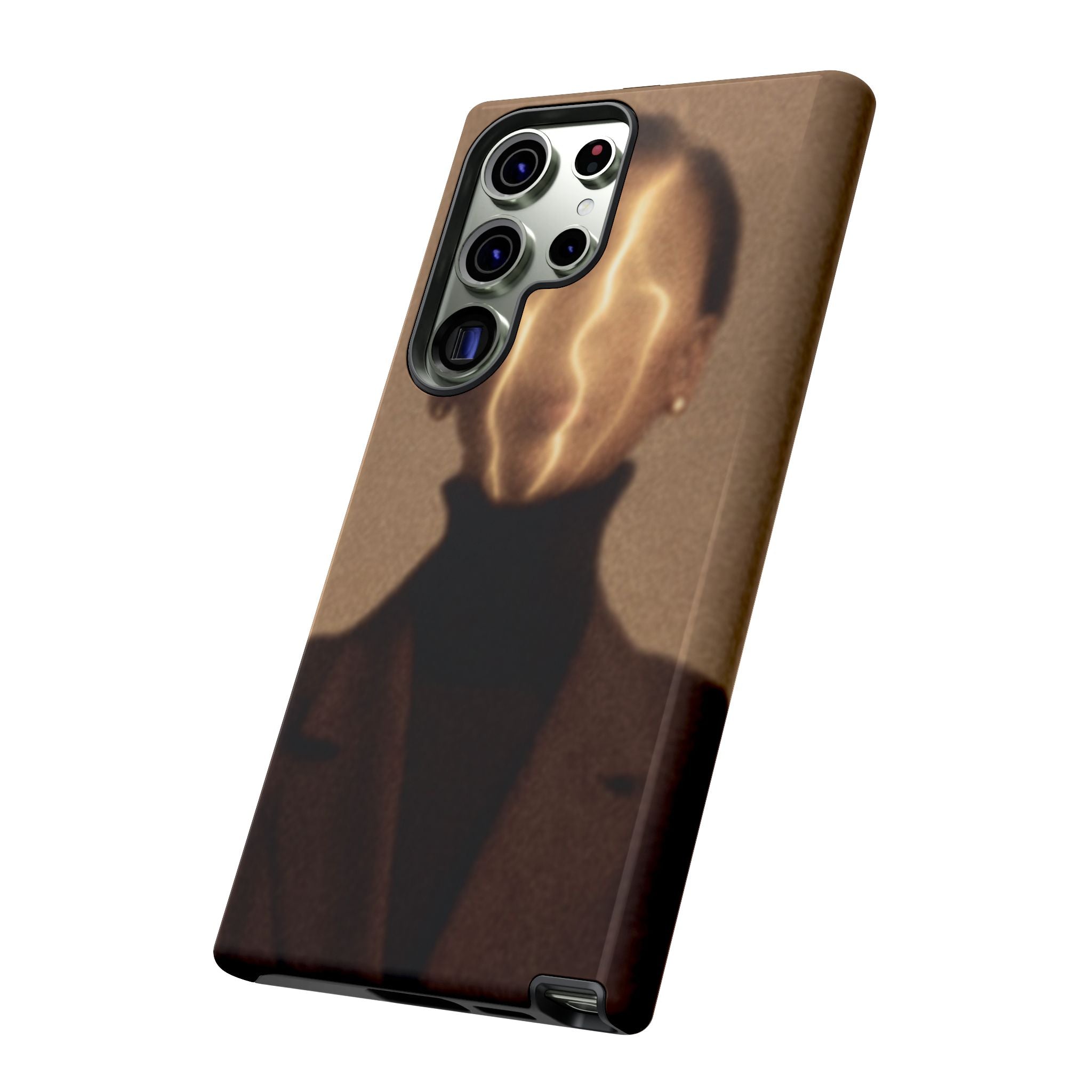 Stylish Phone Case with Artistic Design, Fashion Tech Accessory, Tough Cases