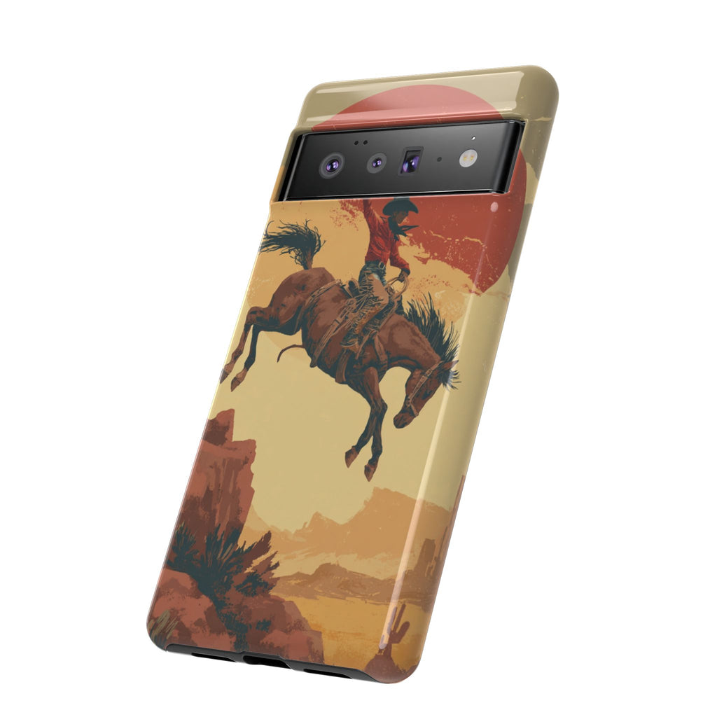 Cowboy Phone Case - Wild West Style, Tough Protection for Outdoor Lovers
