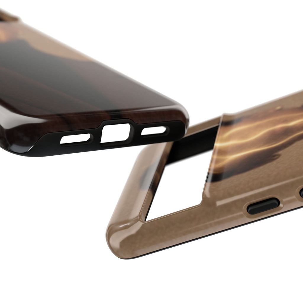 Stylish Phone Case with Artistic Design, Fashion Tech Accessory, Tough Cases
