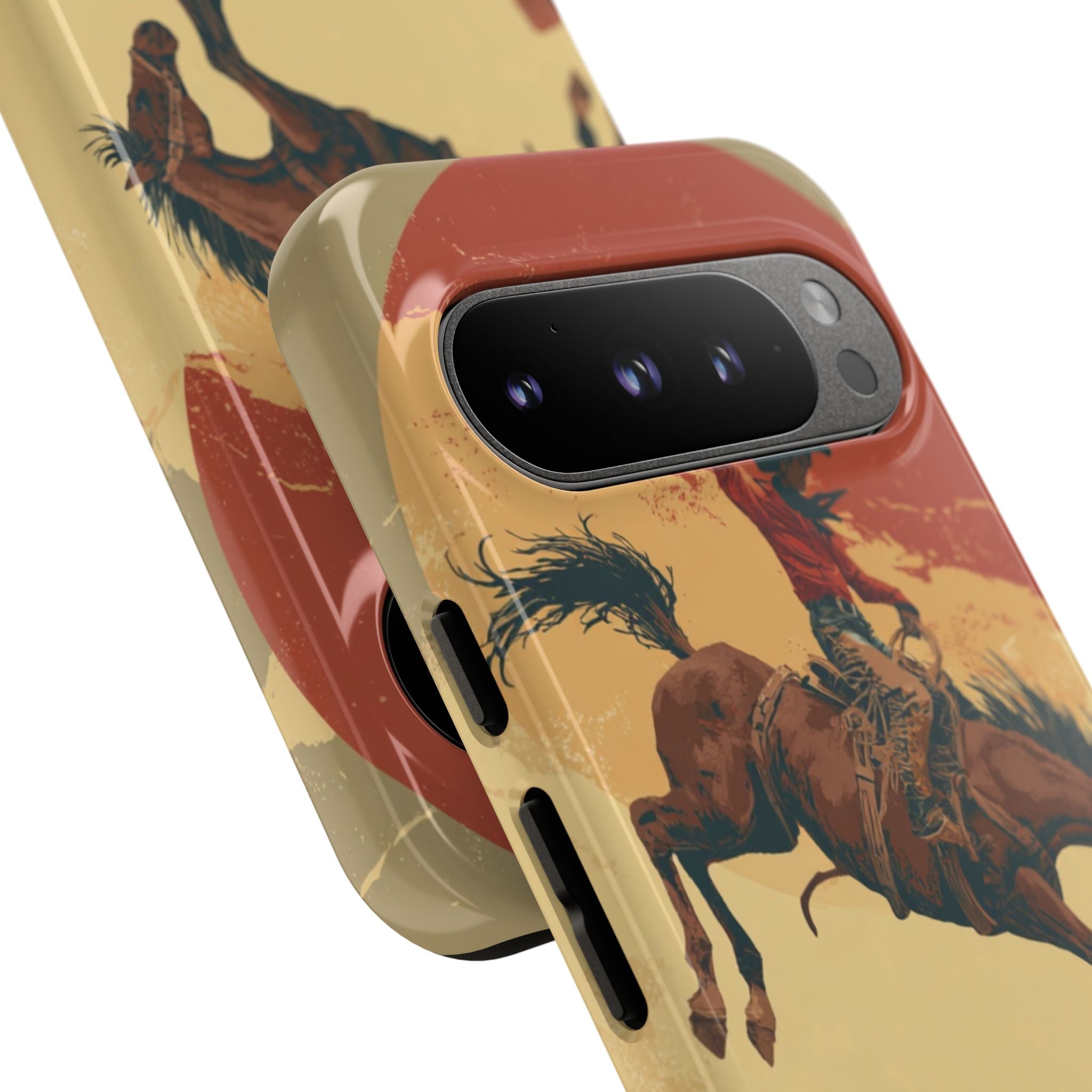 Cowboy Phone Case - Wild West Style, Tough Protection for Outdoor Lovers