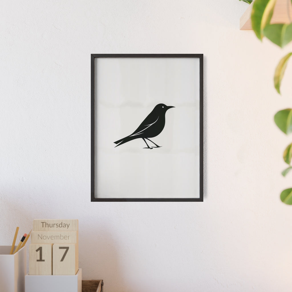 The Oriole Principle: A Study in Minimal Form – Framed Poster