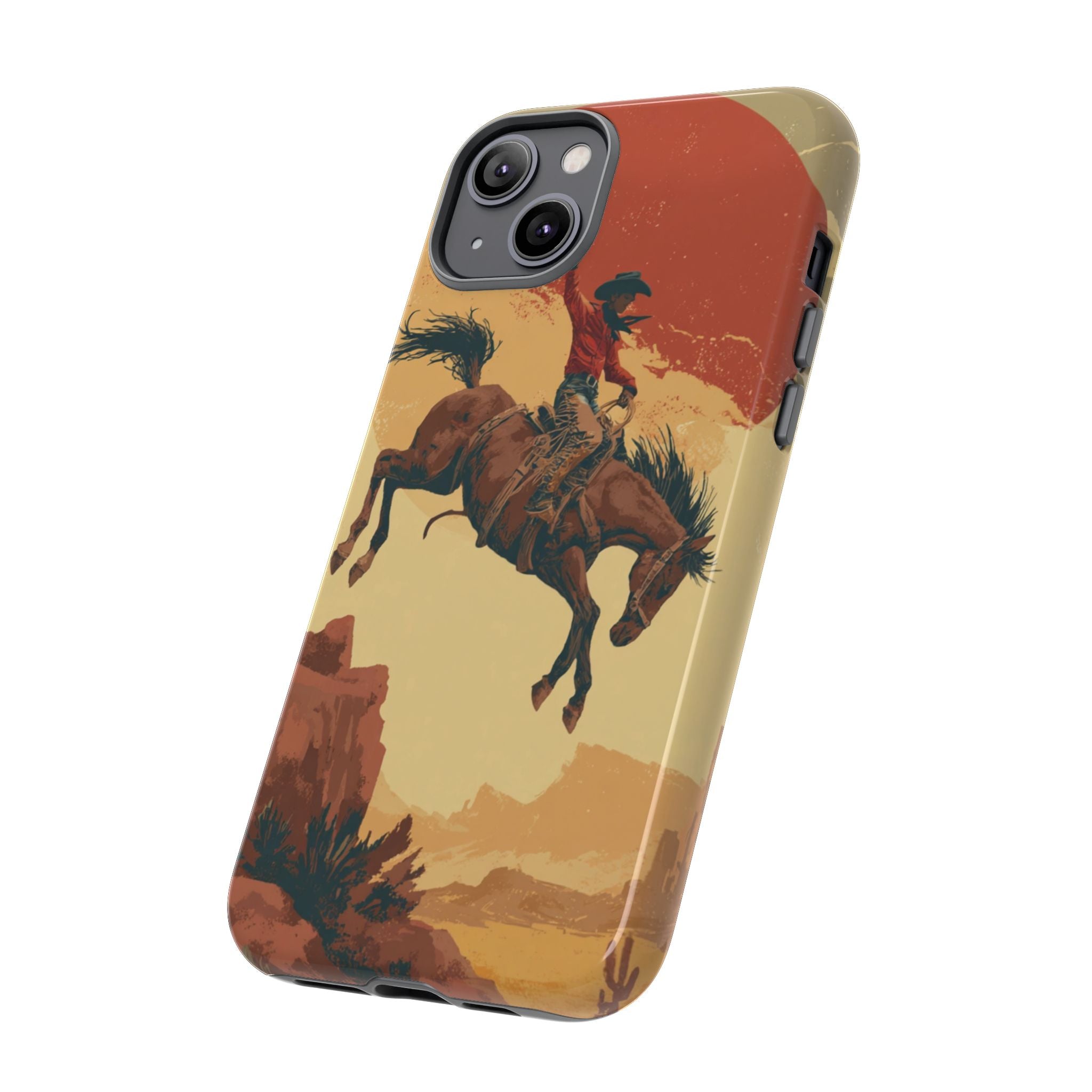 Cowboy Phone Case - Wild West Style, Tough Protection for Outdoor Lovers