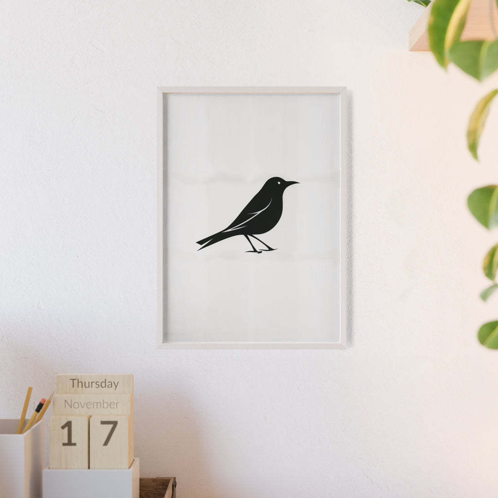 The Oriole Principle: A Study in Minimal Form – Framed Poster