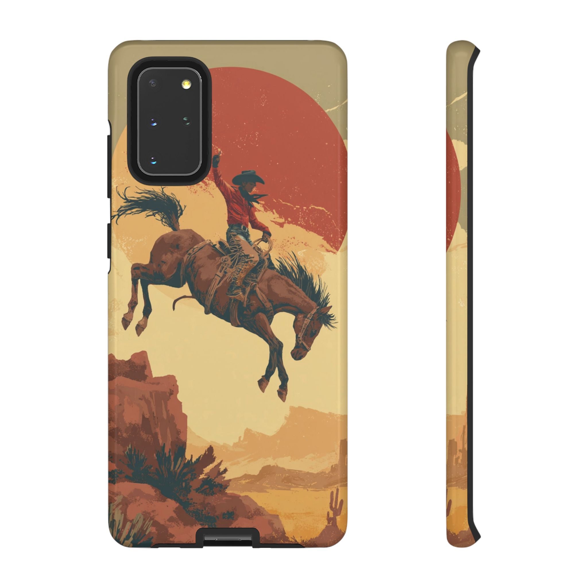 Cowboy Phone Case - Wild West Style, Tough Protection for Outdoor Lovers