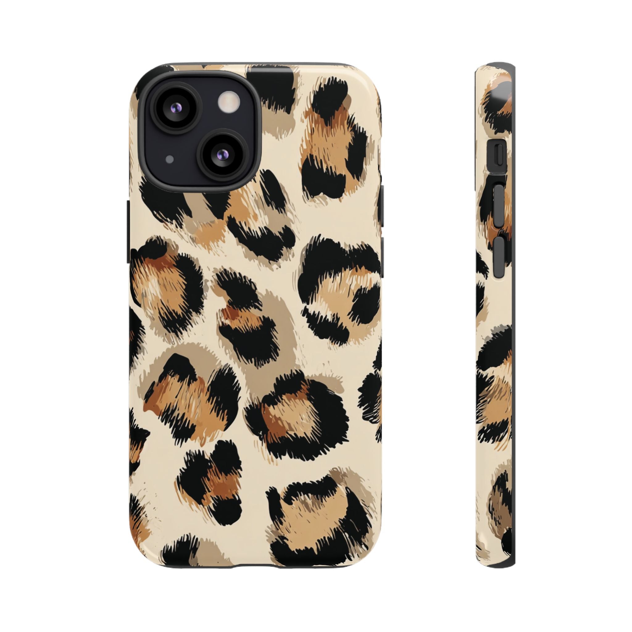 Stylish Leopard Print Phone Case, Animal Print, Tough Case, Gift for Her