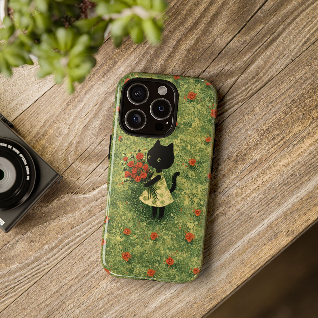 Cute Cat Tough Cases for Cat Lovers, Gifts for Her, Pet Owner Accessories