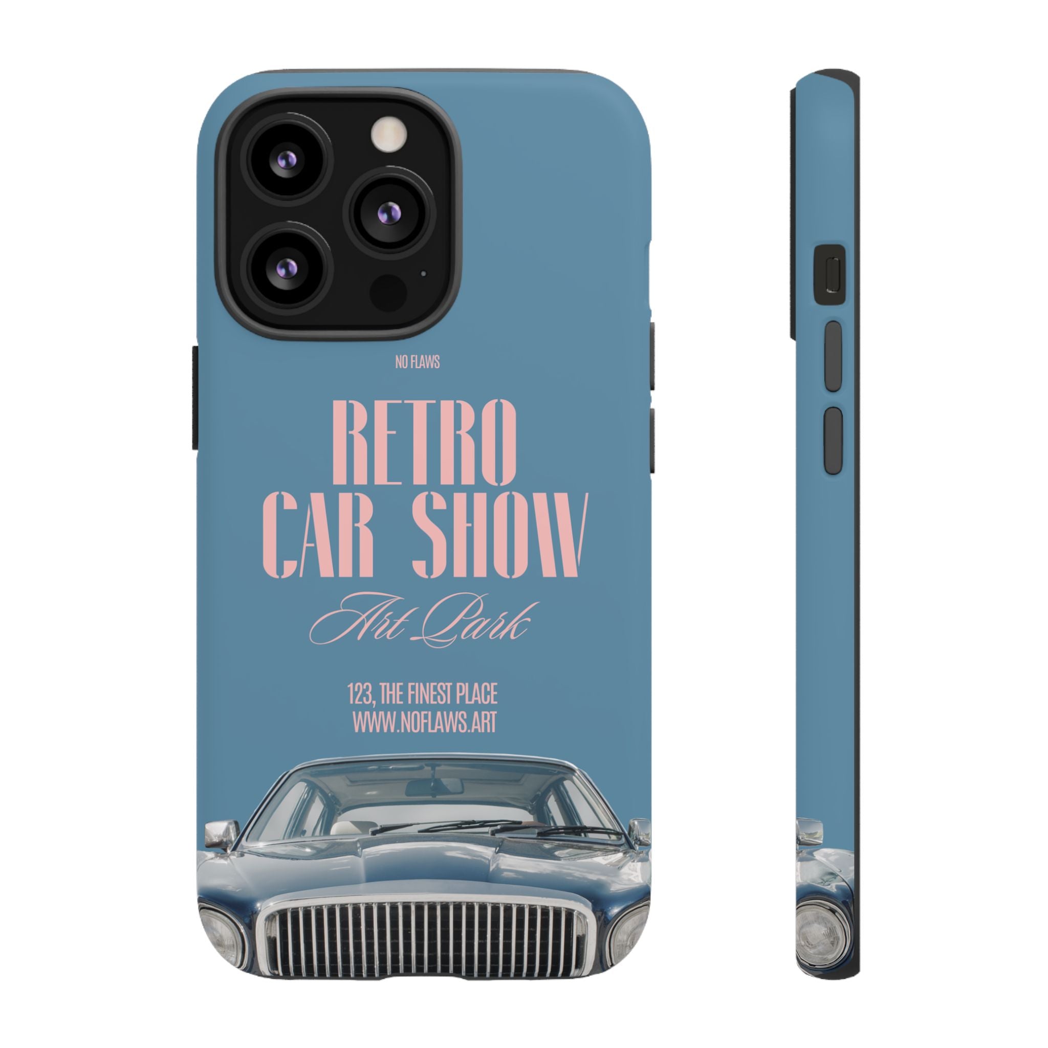 Retro Car Show Phone Case — Vintage Classic Auto Design