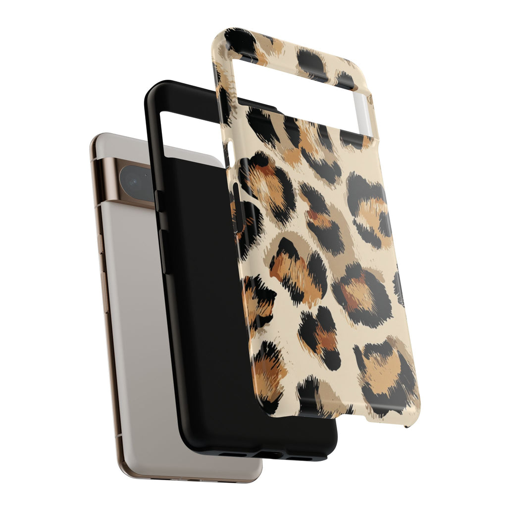 Stylish Leopard Print Phone Case, Animal Print, Tough Case, Gift for Her