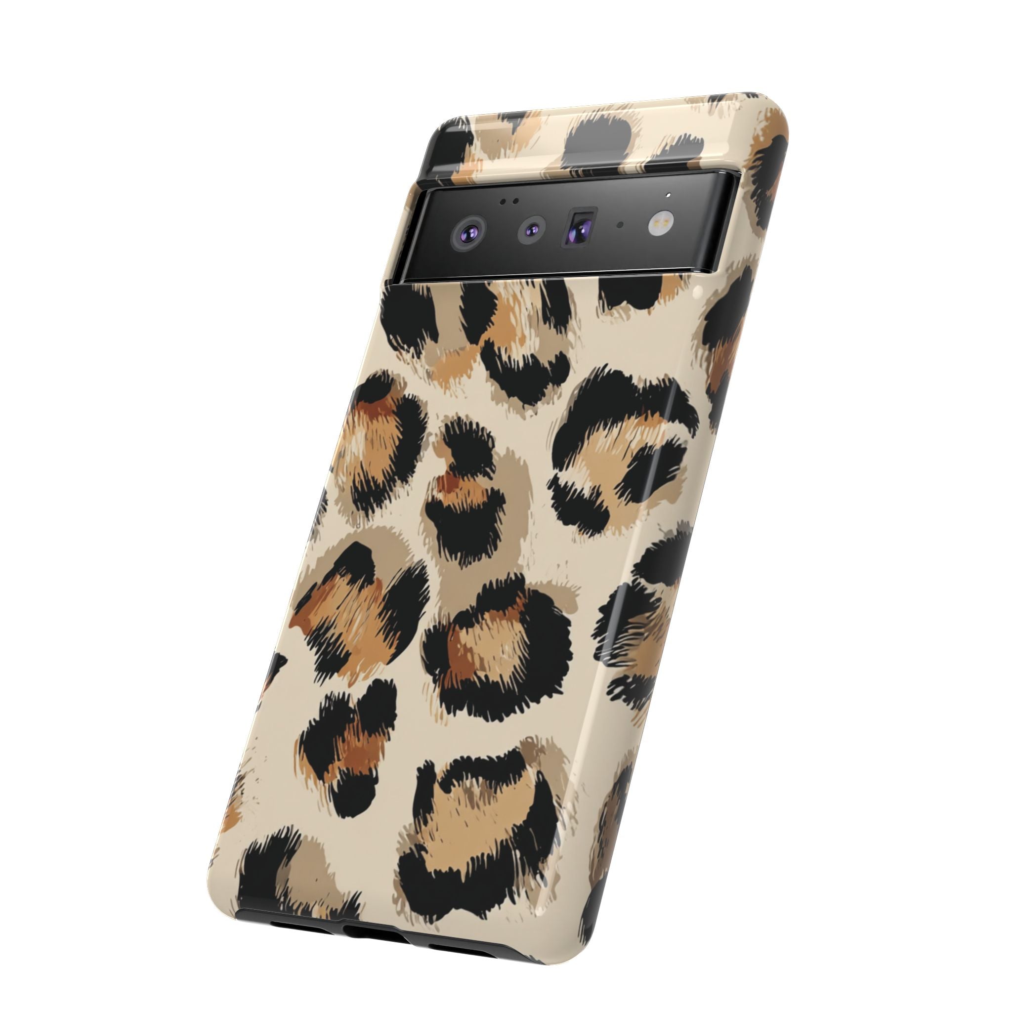 Stylish Leopard Print Phone Case, Animal Print, Tough Case, Gift for Her