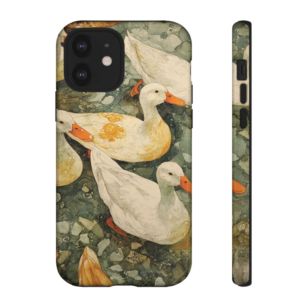 Duck-Themed Phone Case, Quirky Phone Cover, Nature Lover Gift