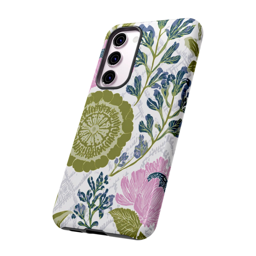 Floral Phone Case, Tough Cases with Elegant Design, Stylish Phone Accessories