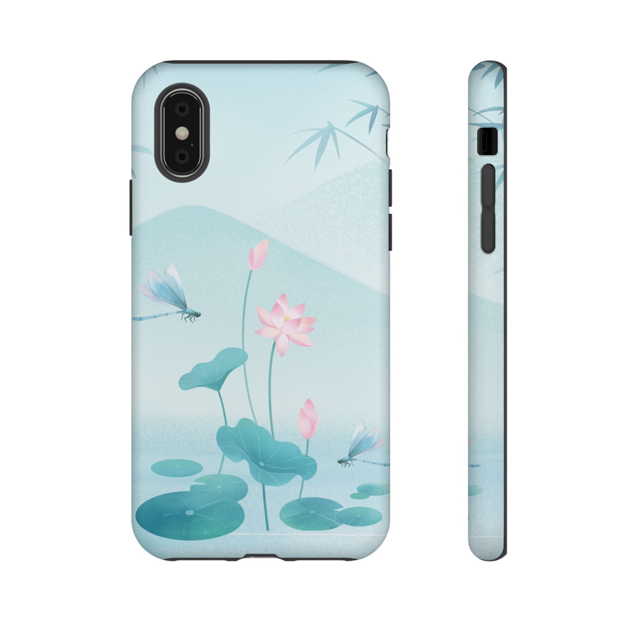 Lotus Pond Phone Case — Serene Floral iPhone Protective Cover
