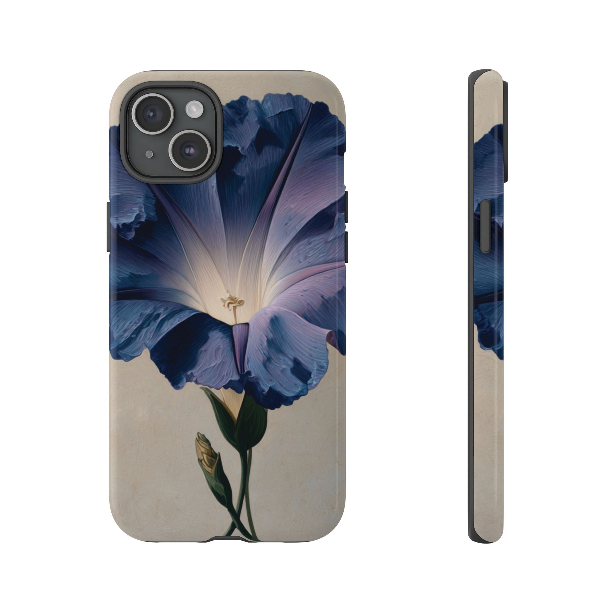 Floral Phone Case, Tough Cases with Purple Flower Design, Phone Accessories