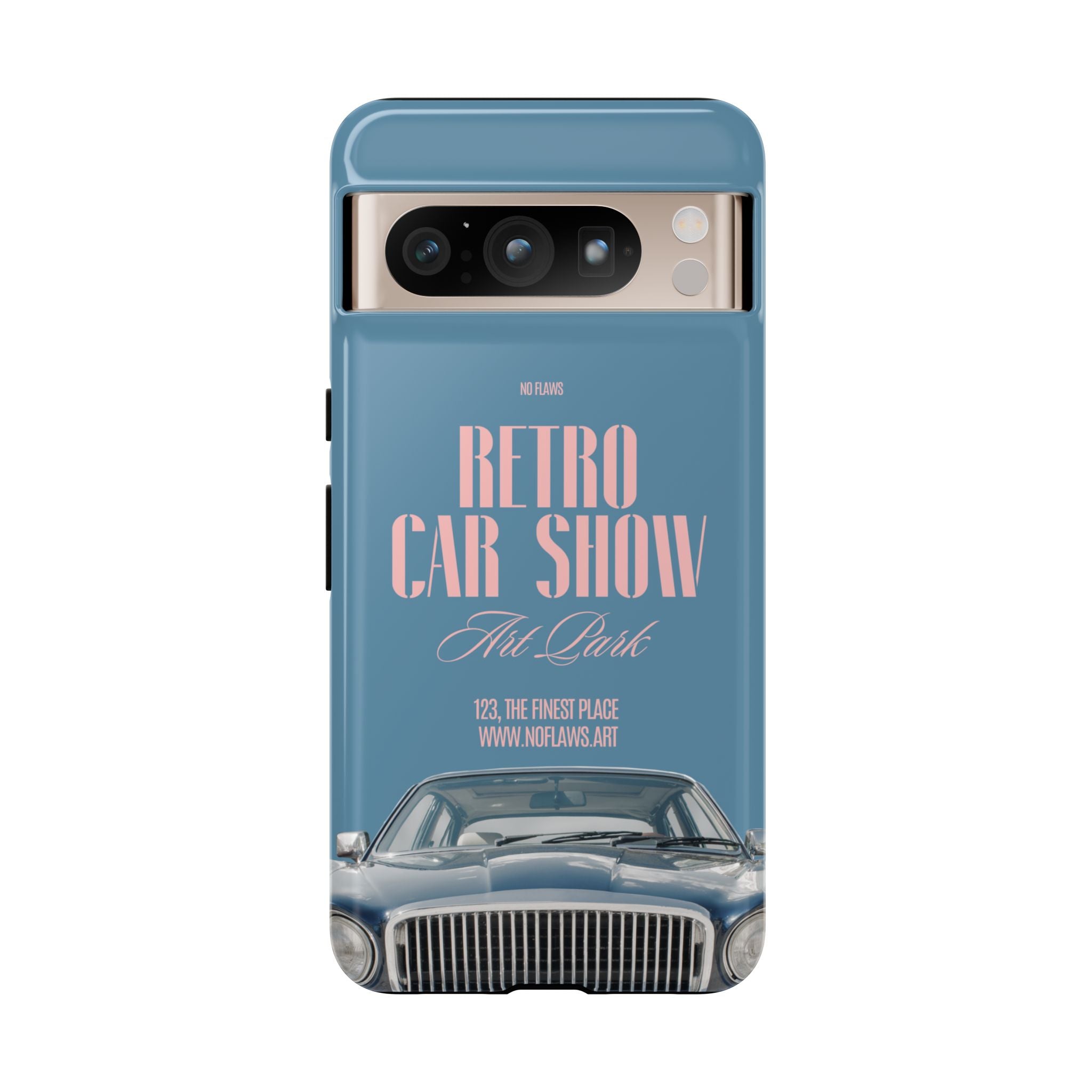 Retro Car Show Phone Case — Vintage Classic Auto Design