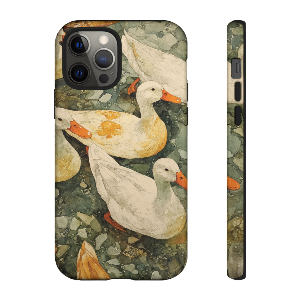 Duck-Themed Phone Case, Quirky Phone Cover, Nature Lover Gift