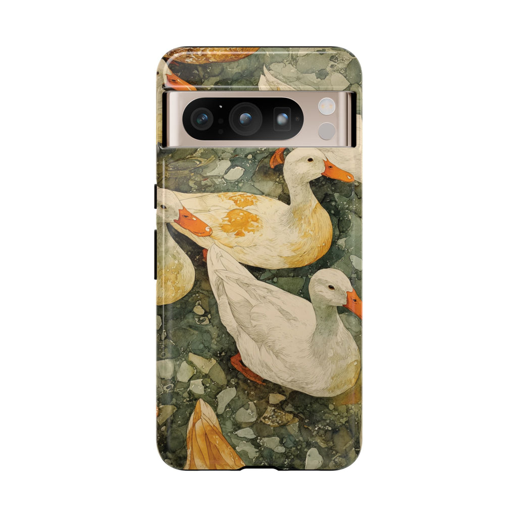 Duck-Themed Phone Case, Quirky Phone Cover, Nature Lover Gift