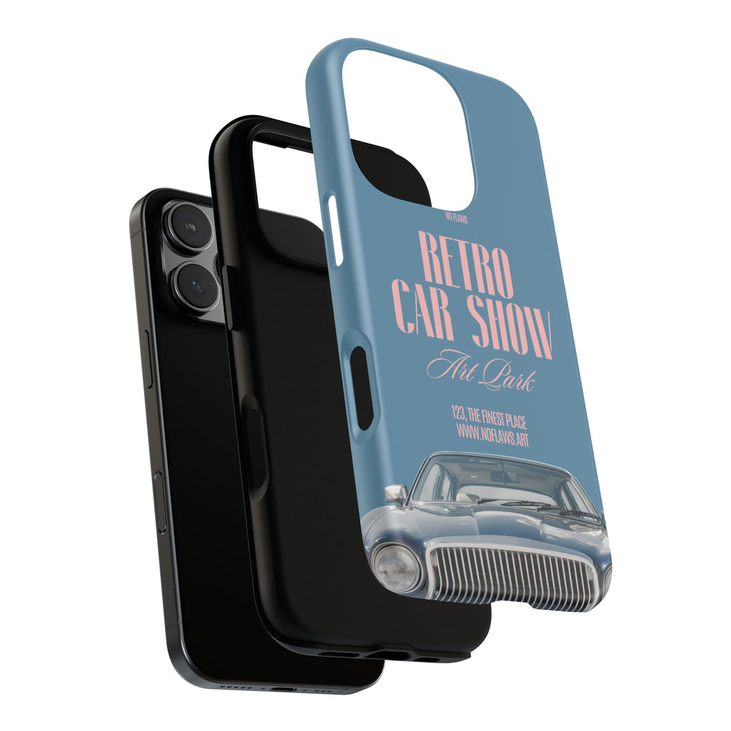 Retro Car Show Phone Case — Vintage Classic Auto Design