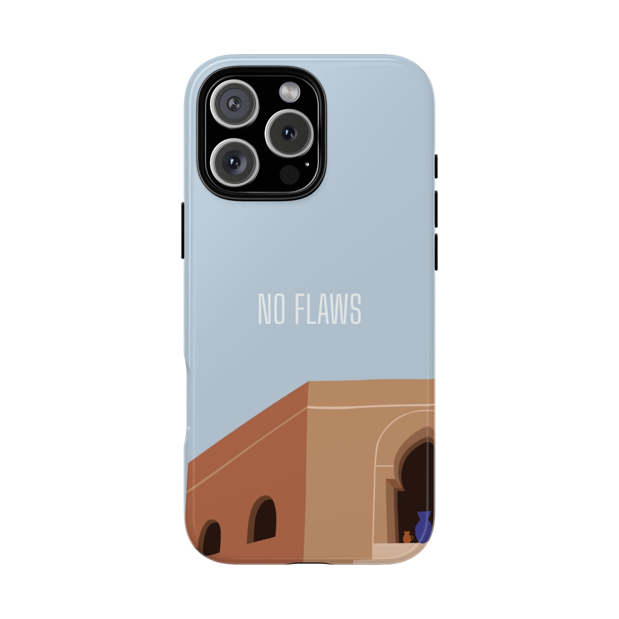 Minimal Desert Illustration “No Flaws” Protective Tough Case