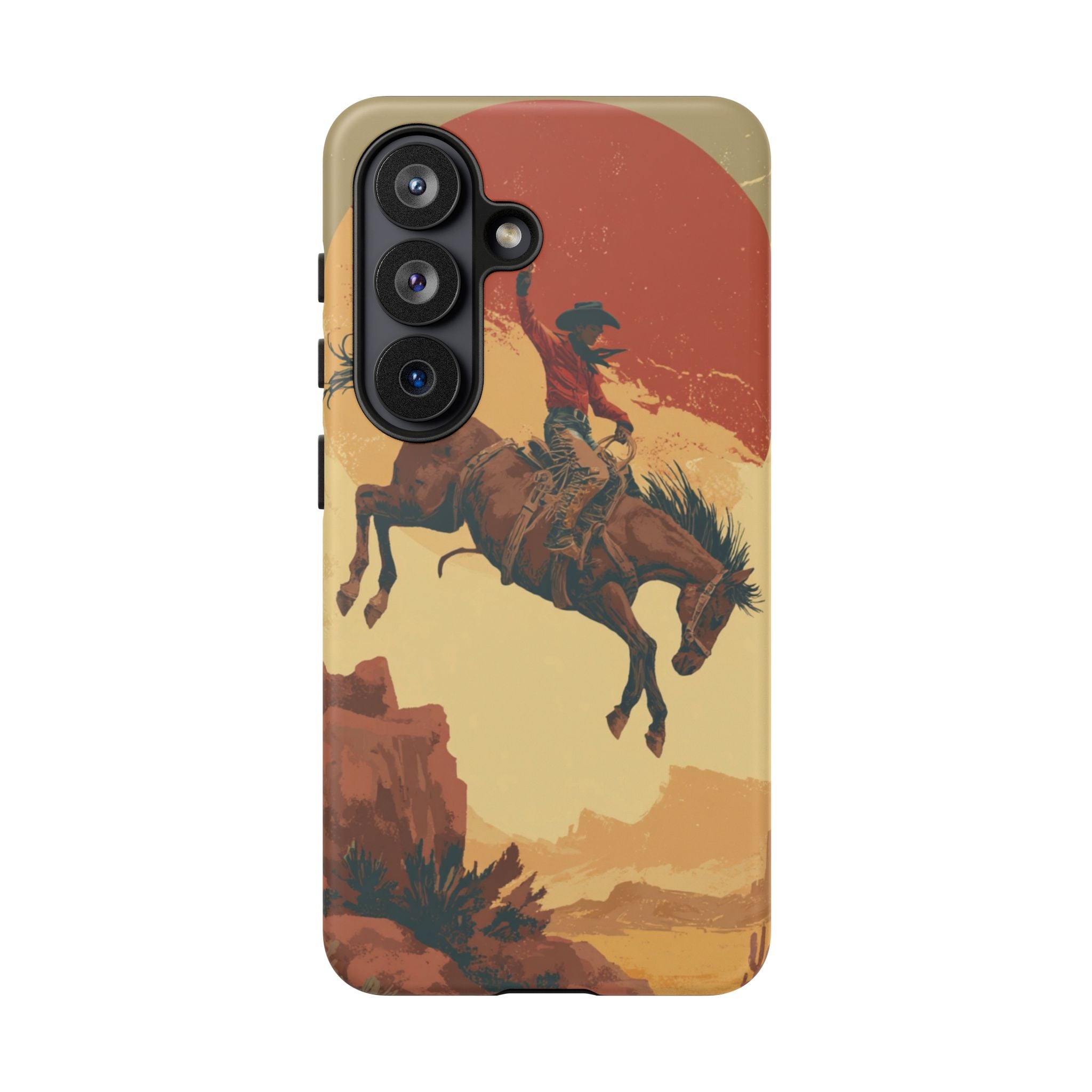 Cowboy Phone Case - Wild West Style, Tough Protection for Outdoor Lovers