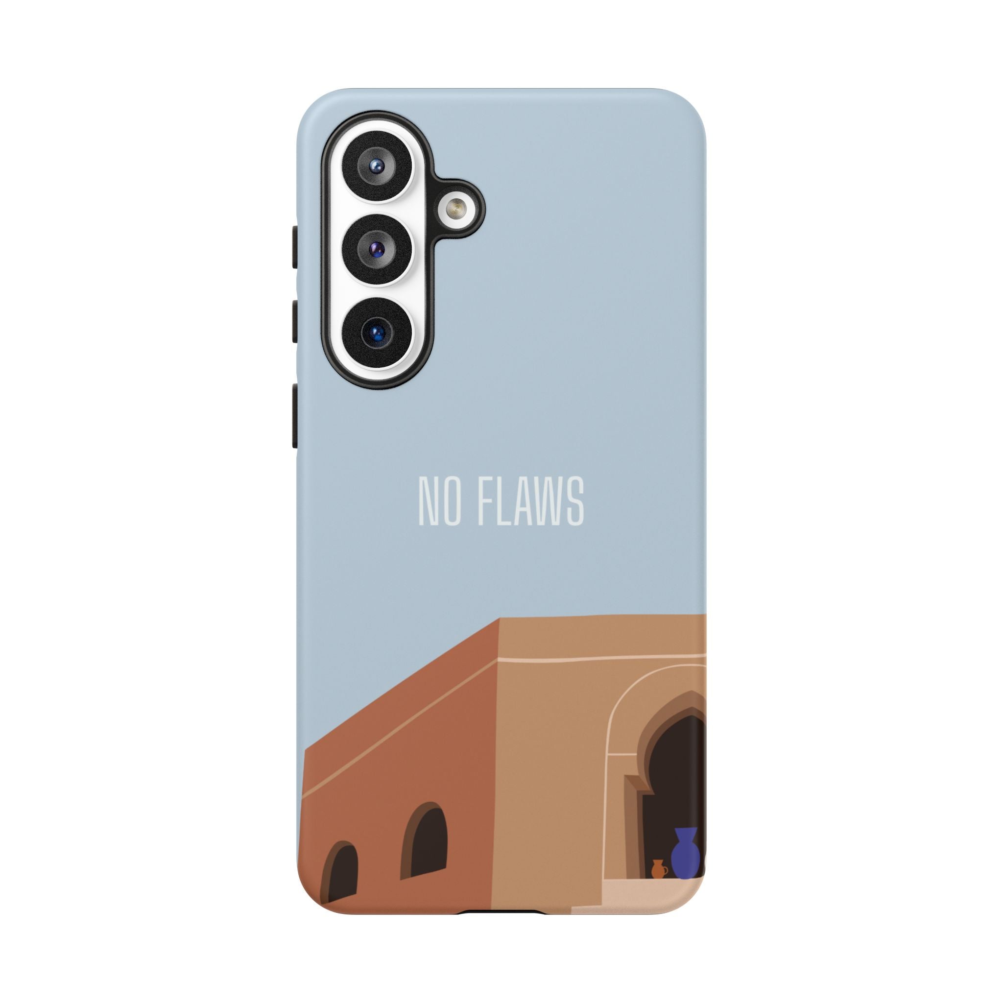 Minimal Desert Illustration “No Flaws” Protective Tough Case