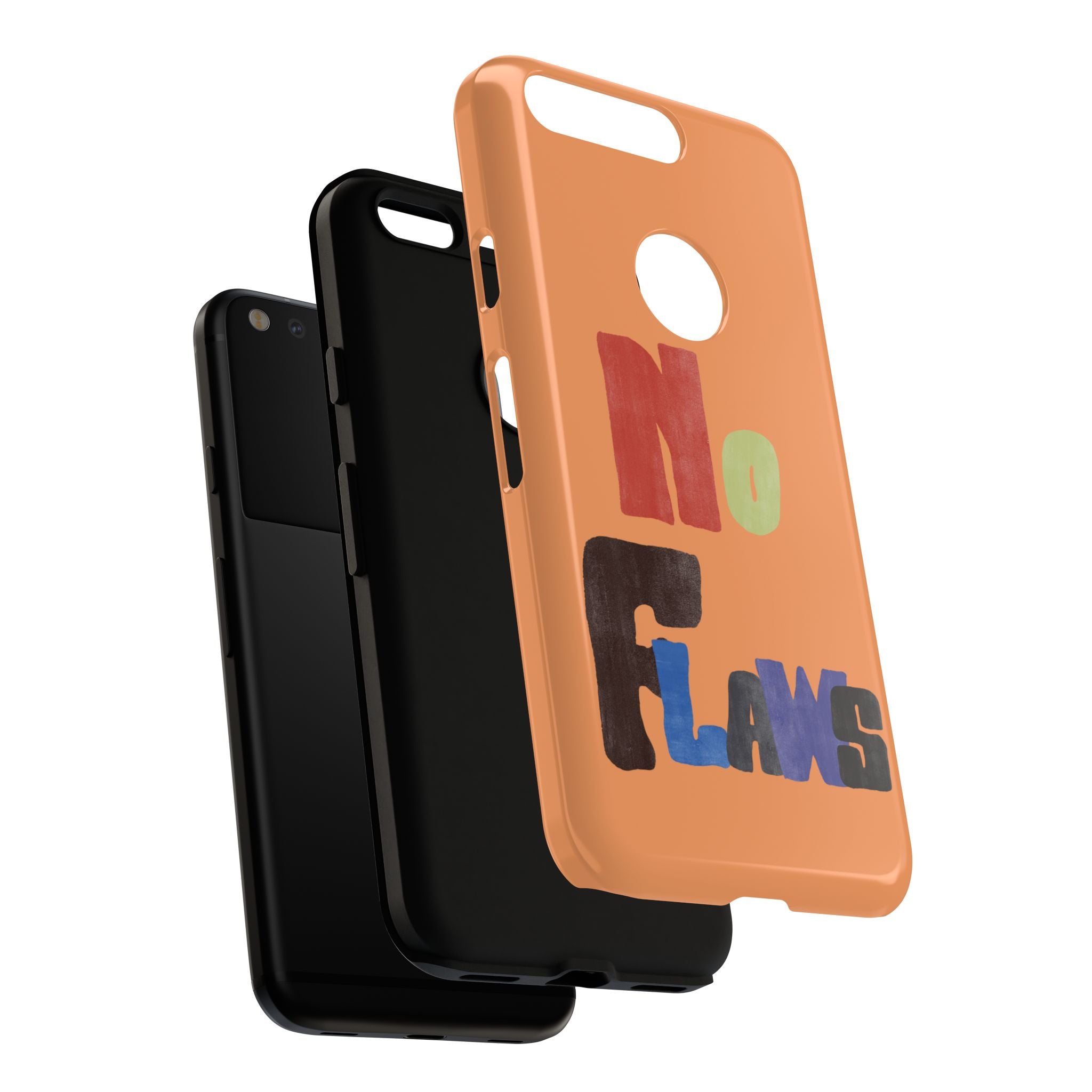 "No Flaws" Retro Hand-Lettered Protective Cover