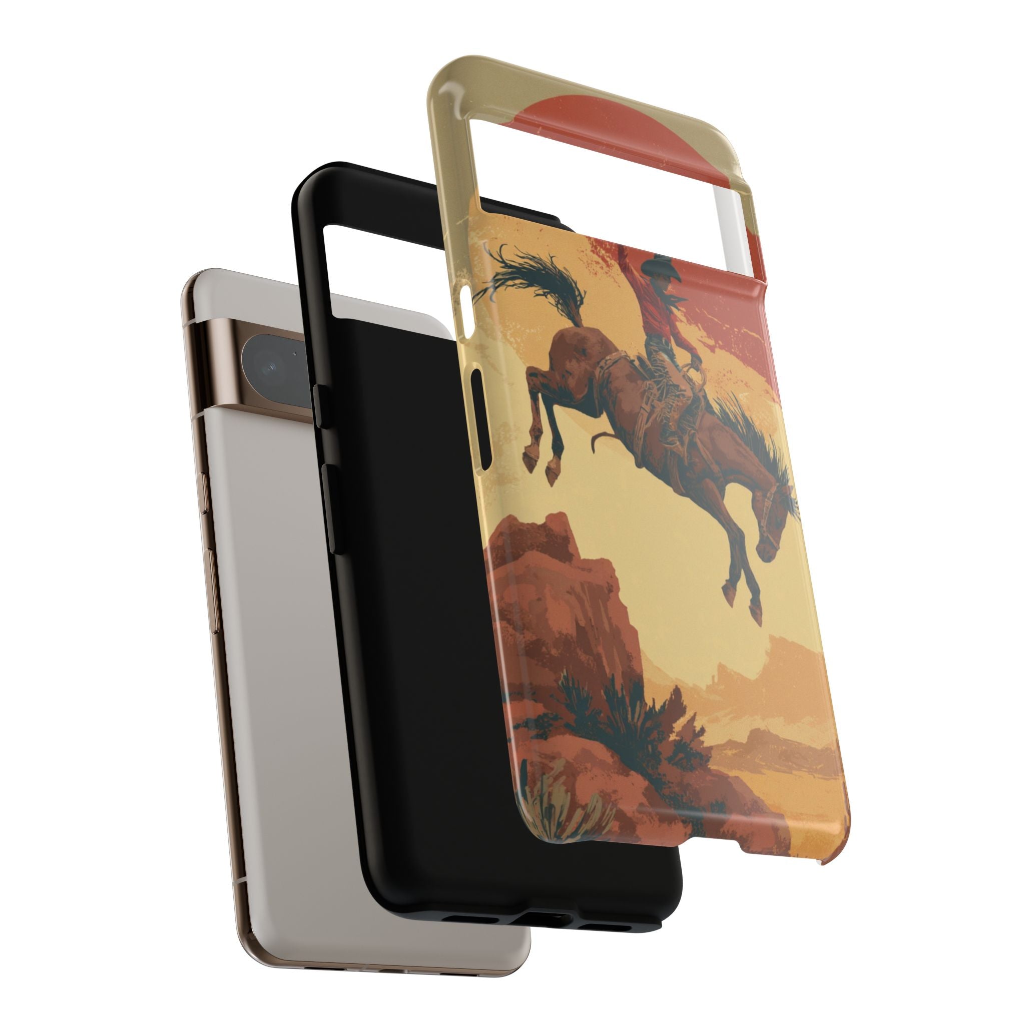 Cowboy Phone Case - Wild West Style, Tough Protection for Outdoor Lovers